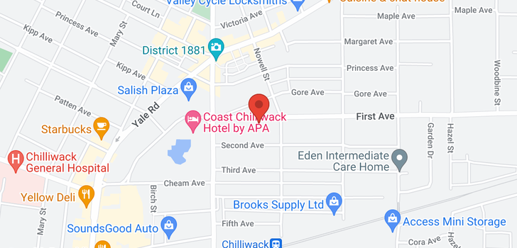 map of 46066 FIRST AVENUE